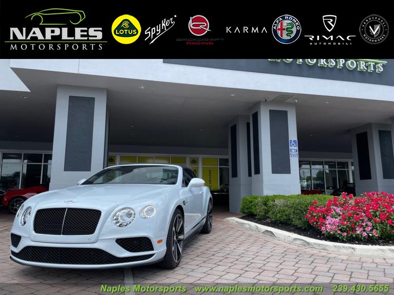 Used 2016 Bentley Continental GT V8 S for sale Sold at Naples Motorsports Inc - Morgan of Naples in Naples FL 34104 1