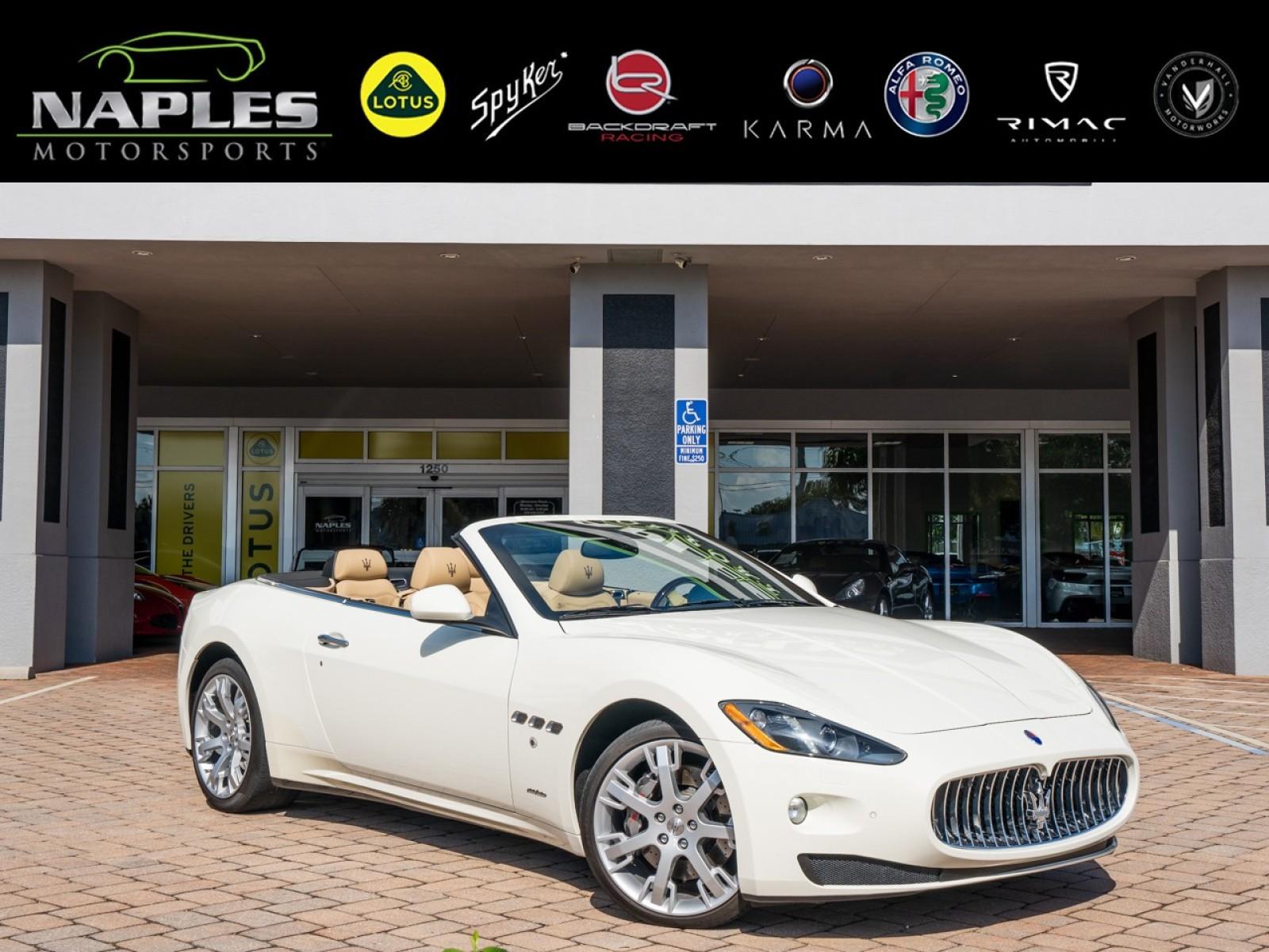 Used 2014 Maserati GranTurismo Convertible for sale Sold at Naples Motorsports Inc - Morgan of Naples in Naples FL 34104 1