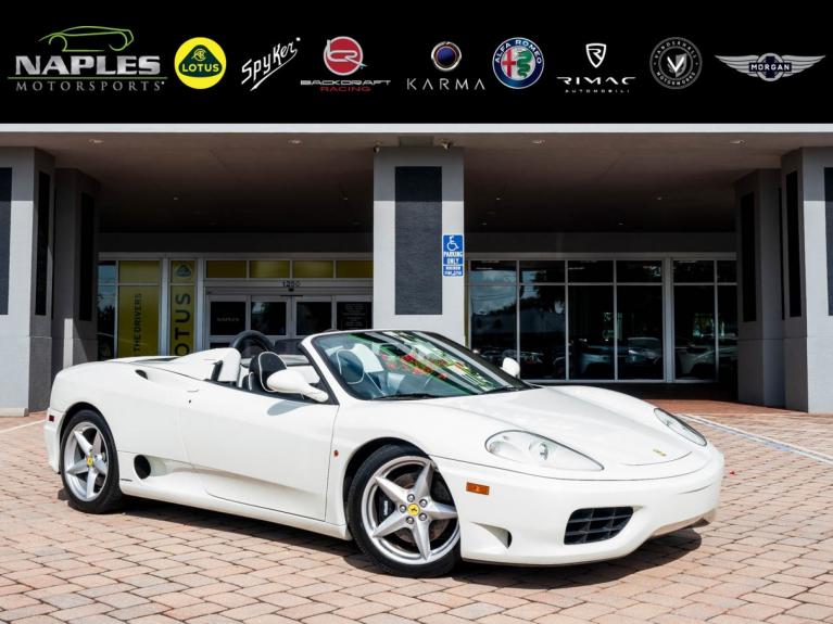 Used 2002 Ferrari 360 Spider for sale Sold at Naples Motorsports Inc - Morgan of Naples in Naples FL 34104 1