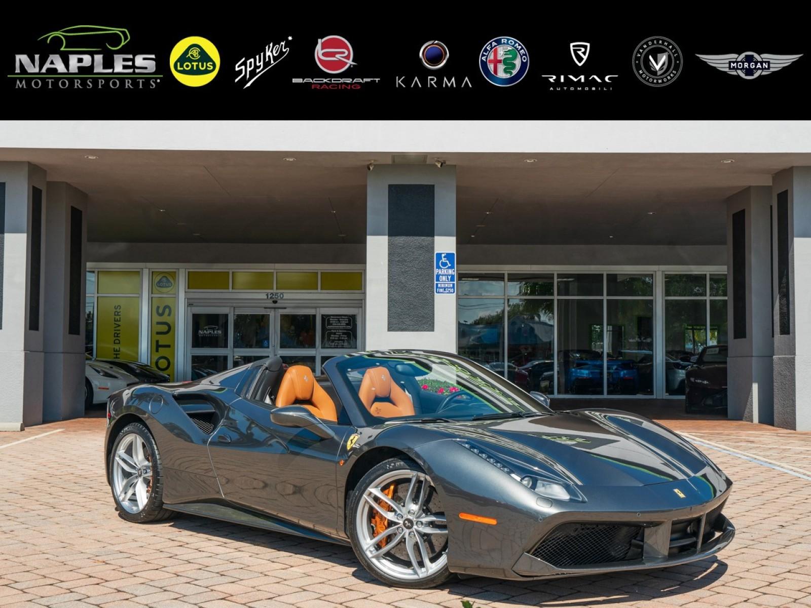 Used 2018 Ferrari 488 Spider for sale Sold at Naples Motorsports Inc - Morgan of Naples in Naples FL 34104 1