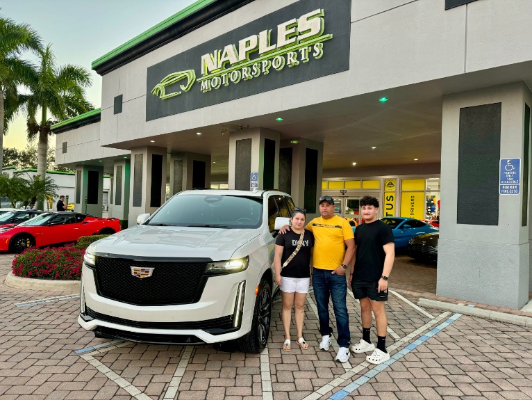Used 2022 Cadillac Escalade 4WD Sport Platinum for sale Sold at Naples Motorsports Inc - Morgan of Naples in Naples FL 34104 1