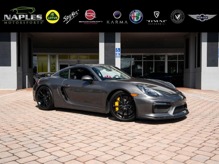 Used 2016 Porsche Cayman GT4 for sale Sold at Naples Motorsports Inc - Morgan of Naples in Naples FL 34104 1