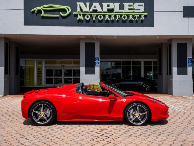 Used 2013 Ferrari 458 Italia Spider for sale Sold at Naples Motorsports Inc - Morgan of Naples in Naples FL 34104 5