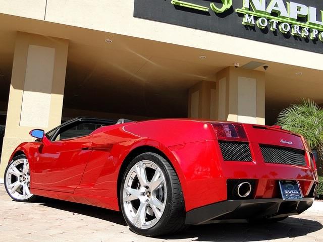 Used 2008 Lamborghini Gallardo Spyder for sale Sold at Naples Motorsports Inc - Morgan of Naples in Naples FL 34104 4