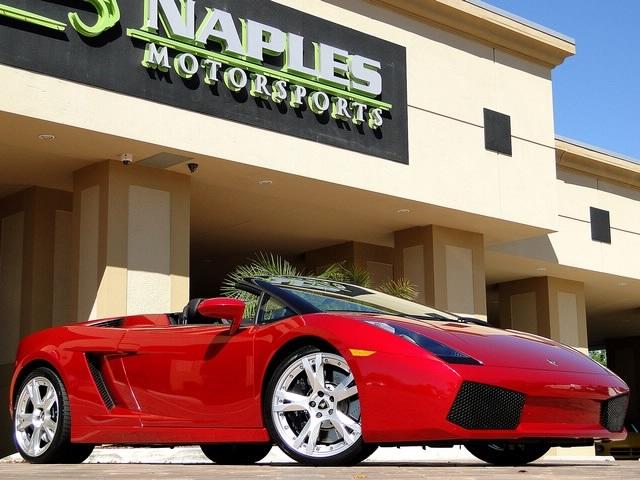 Used 2008 Lamborghini Gallardo Spyder for sale Sold at Naples Motorsports Inc - Morgan of Naples in Naples FL 34104 1