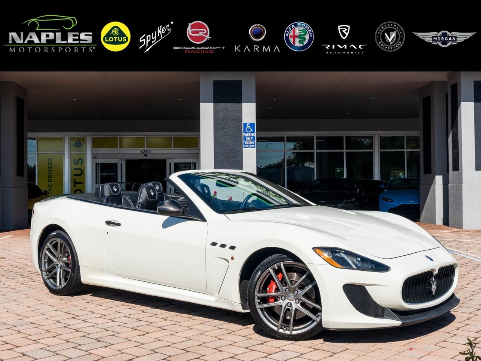 Used 2014 Maserati GranTurismo Convertible MC for sale Sold at Naples Motorsports Inc - Morgan of Naples in Naples FL 34104 1