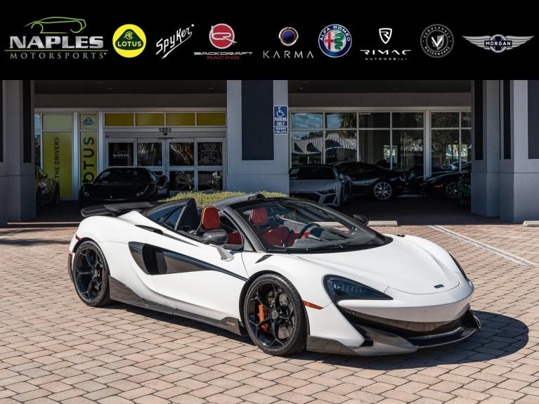 Used 2020 McLaren 600LT Spider for sale Sold at Naples Motorsports Inc - Morgan of Naples in Naples FL 34104 1