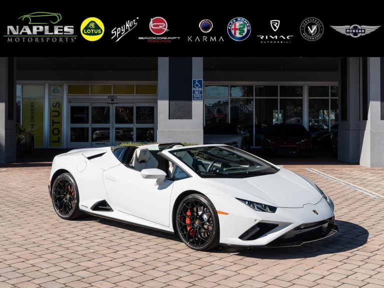 Used 2022 Lamborghini Huracan EVO Spyder for sale Sold at Naples Motorsports Inc - Morgan of Naples in Naples FL 34104 1