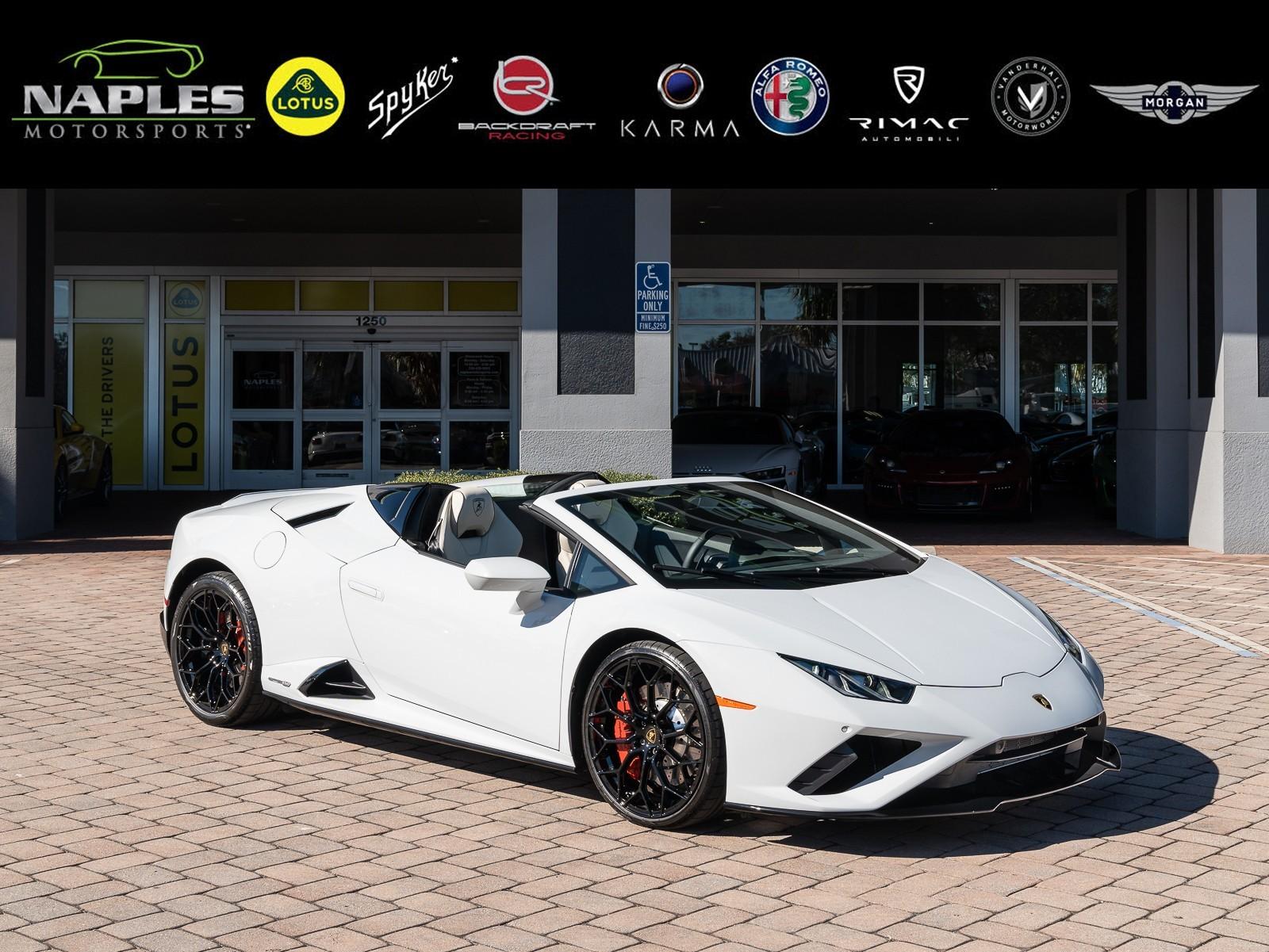 Used 2022 Lamborghini Huracan EVO Spyder for sale Sold at Naples Motorsports Inc - Morgan of Naples in Naples FL 34104 1