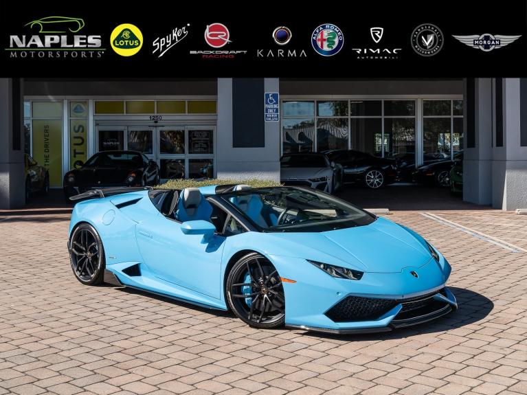 Used 2017 Lamborghini Huracan Spider for sale Sold at Naples Motorsports Inc - Morgan of Naples in Naples FL 34104 2