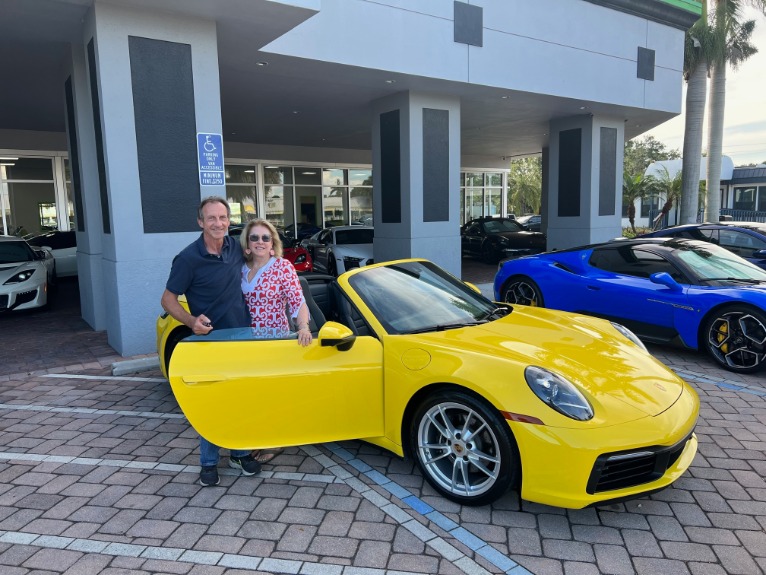 Used 2020 Porsche 911 Carrera Cabriolet Carrera for sale Sold at Naples Motorsports Inc - Morgan of Naples in Naples FL 34104 1
