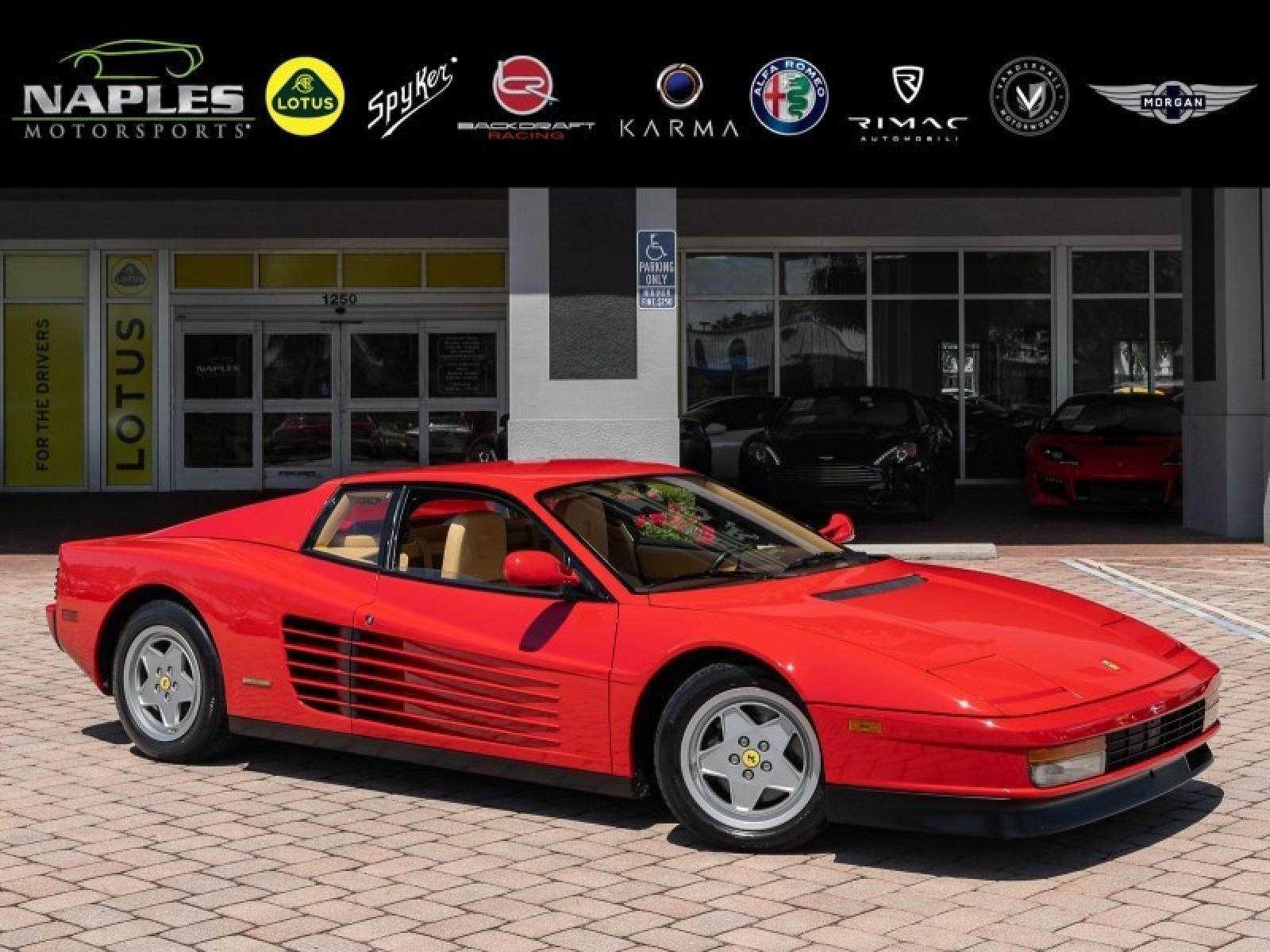 Used 1988 Ferrari Testarossa for sale Sold at Naples Motorsports Inc - Morgan of Naples in Naples FL 34104 1