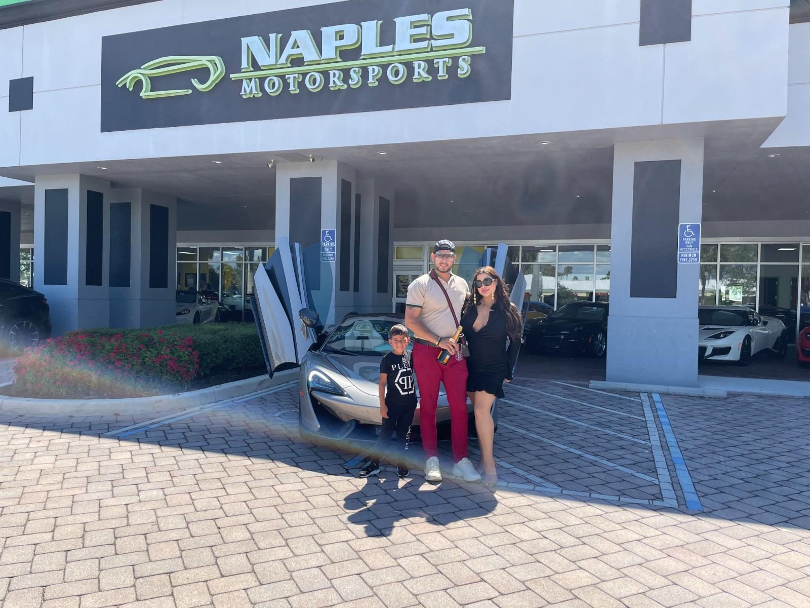 Used 2018 McLaren 570S Spider Launch Edition for sale Sold at Naples Motorsports Inc - Morgan of Naples in Naples FL 34104 1