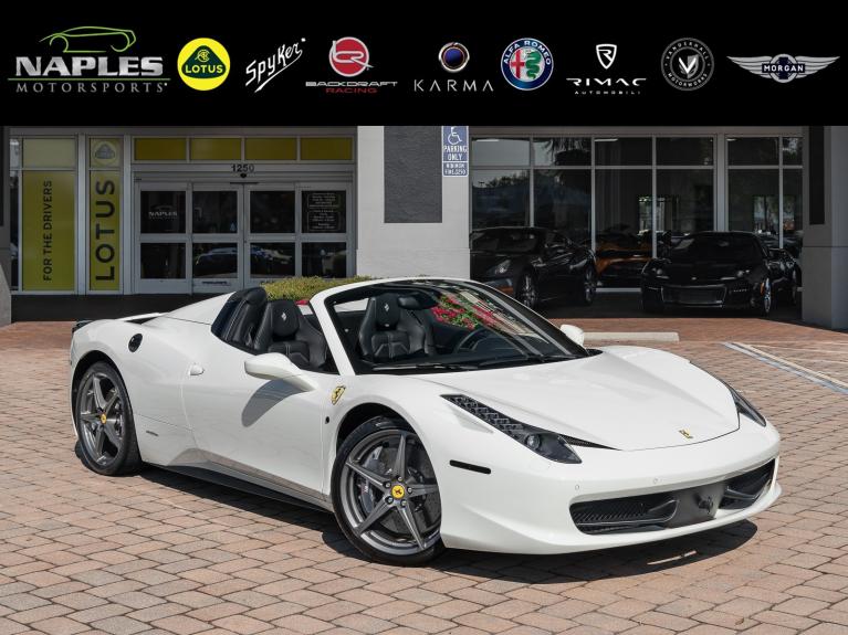 Used 2014 Ferrari 458 Italia Spider for sale Sold at Naples Motorsports Inc - Morgan of Naples in Naples FL 34104 2