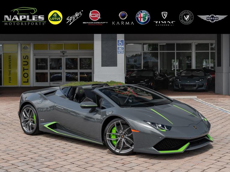 Used 2016 Lamborghini Huracan LP 610-4 Spyder for sale Sold at Naples Motorsports Inc - Morgan of Naples in Naples FL 34104 2