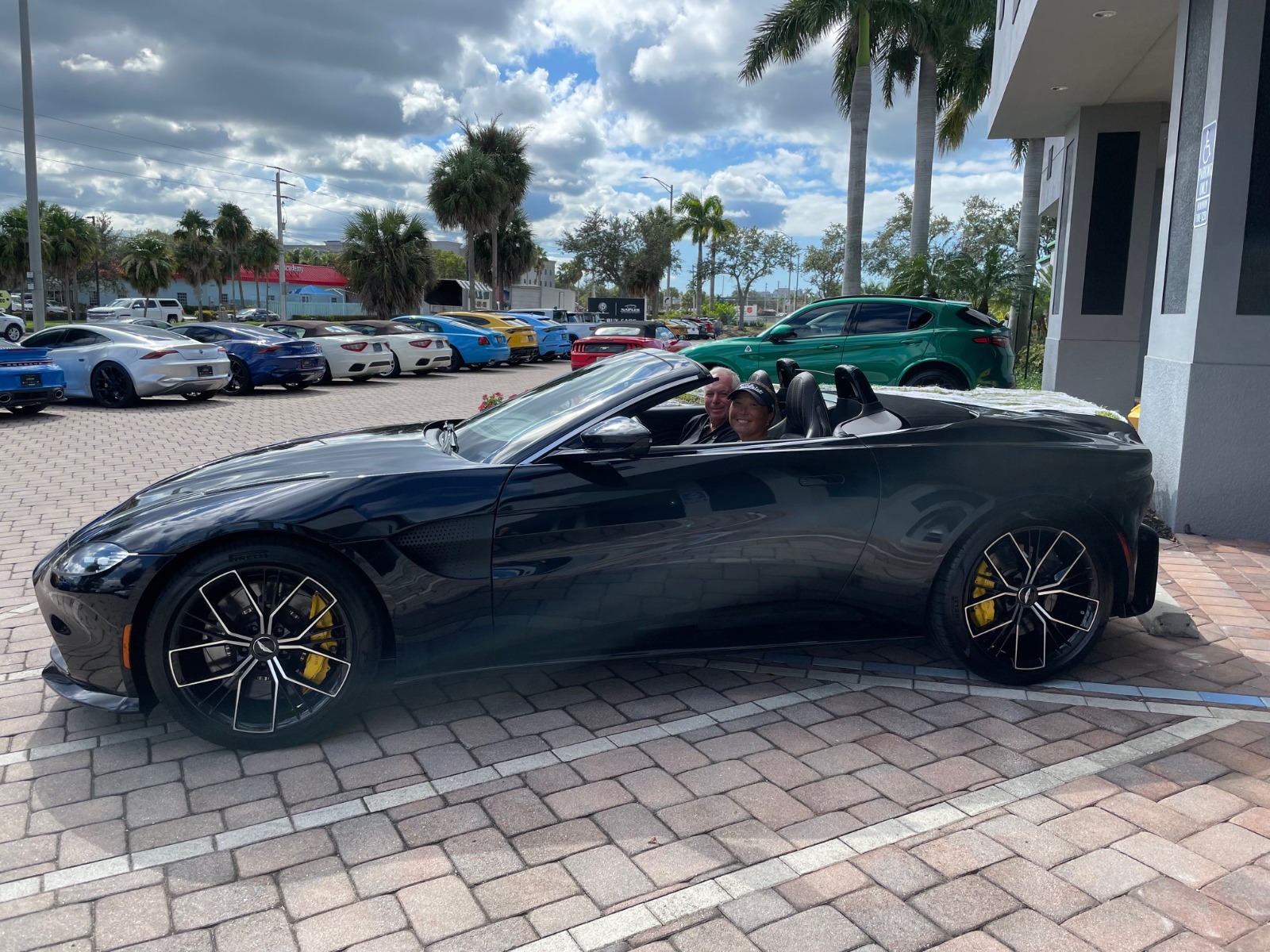 Used 2021 Aston Martin Vantage Roadster for sale Sold at Naples Motorsports Inc - Morgan of Naples in Naples FL 34104 1