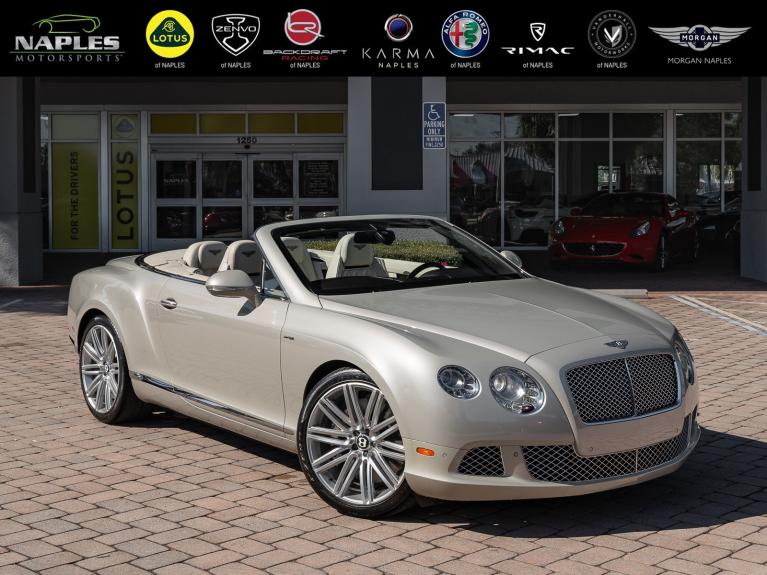 Used 2014 Bentley Continental GTC SPEED Speed for sale Sold at Naples Motorsports Inc - Morgan of Naples in Naples FL 34104 1