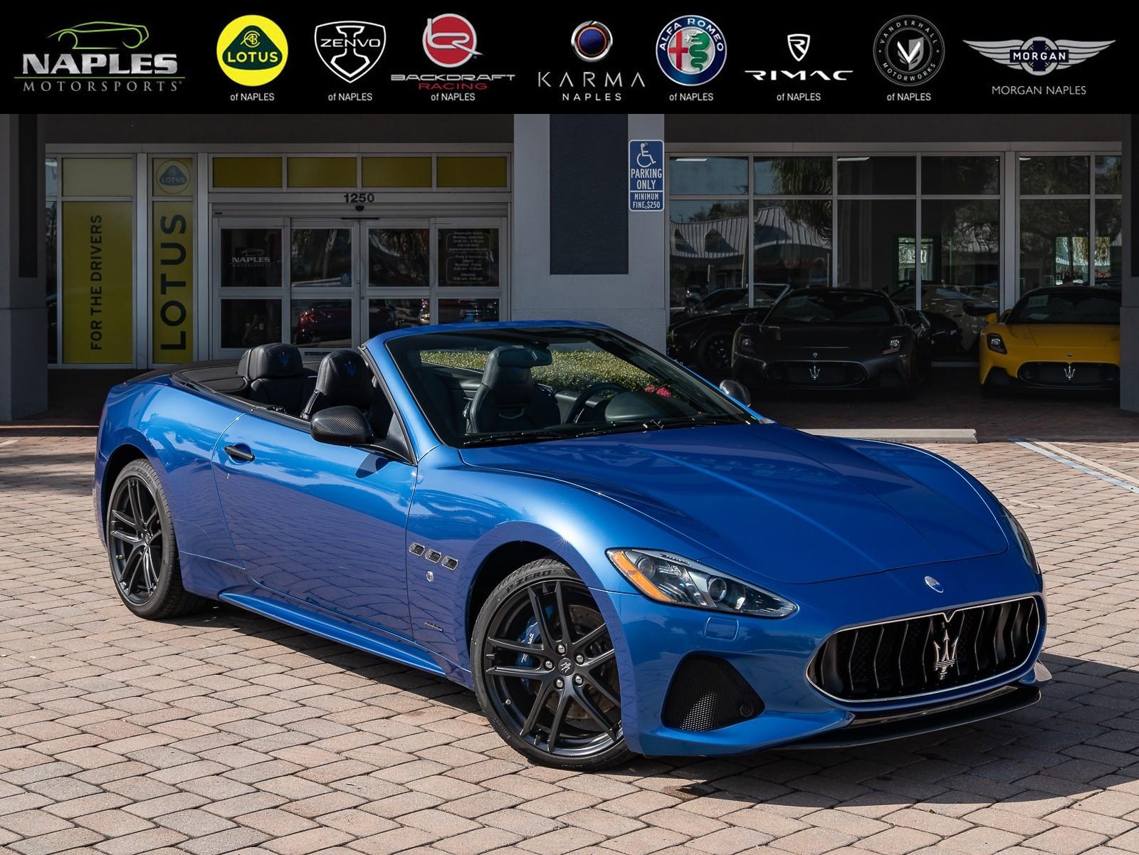 Used 2018 Maserati GranTurismo Convertible Sport for sale Sold at Naples Motorsports Inc - Morgan of Naples in Naples FL 34104 1