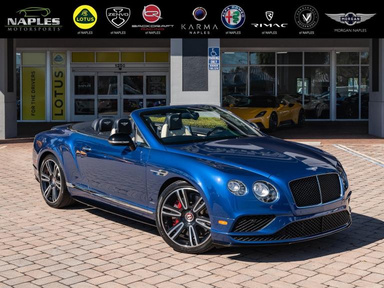 Used 2017 Bentley Continental GT V8 S for sale Sold at Naples Motorsports Inc - Morgan of Naples in Naples FL 34104 2
