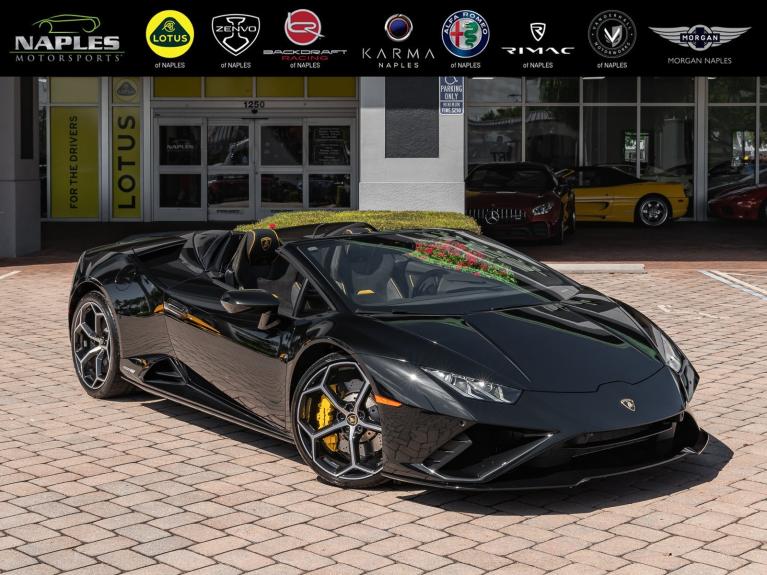 Used 2021 Lamborghini Huracan EVO Spyder for sale Sold at Naples Motorsports Inc - Morgan of Naples in Naples FL 34104 3
