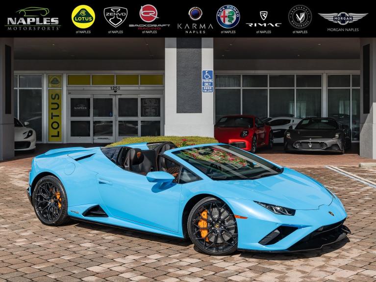 Used 2022 Lamborghini Huracan EVO Spyder RWD Spyder RWD for sale Sold at Naples Motorsports Inc - Morgan of Naples in Naples FL 34104 2