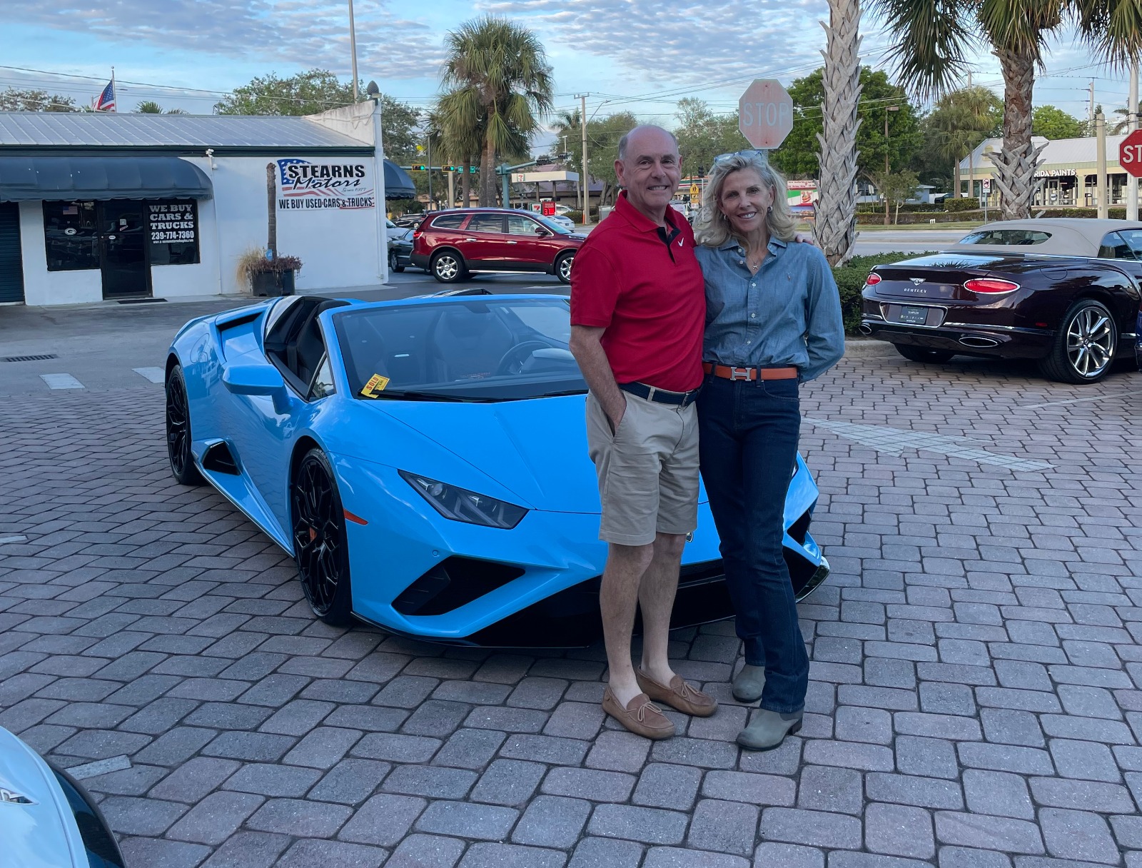 Used 2022 Lamborghini Huracan EVO Spyder RWD Spyder RWD for sale Sold at Naples Motorsports Inc - Morgan of Naples in Naples FL 34104 1