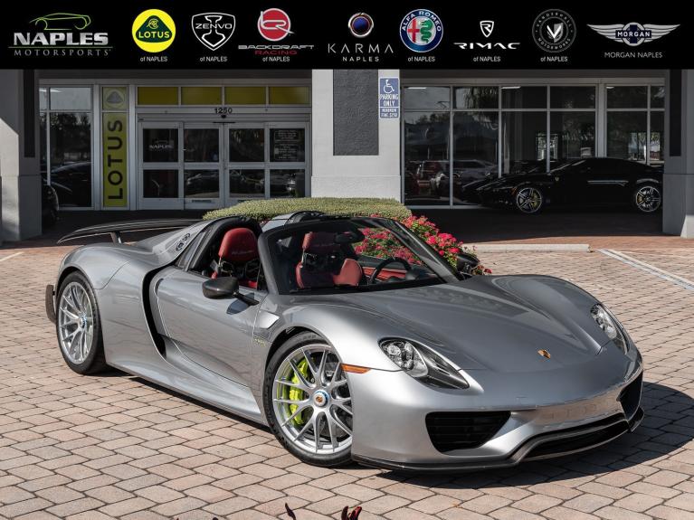 Used 2015 Porsche 918 Spyder Weissach for sale Sold at Naples Motorsports Inc - Morgan of Naples in Naples FL 34104 2