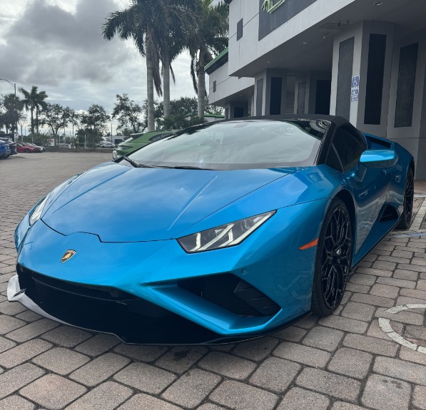 Used 2023 Lamborghini Huracan EVO EVO Spyder for sale Sold at Naples Motorsports Inc - Morgan of Naples in Naples FL 34104 1