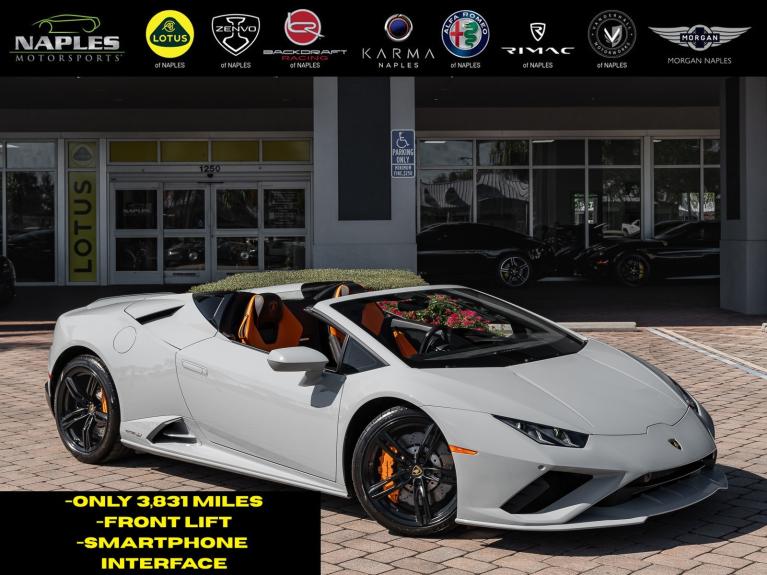 Used 2021 Lamborghini Huracan EVO EVO Spyder for sale Sold at Naples Motorsports Inc - Morgan of Naples in Naples FL 34104 2