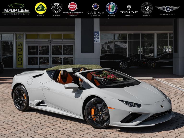 Used 2021 Lamborghini Huracan EVO EVO Spyder for sale Sold at Naples Motorsports Inc - Morgan of Naples in Naples FL 34104 3