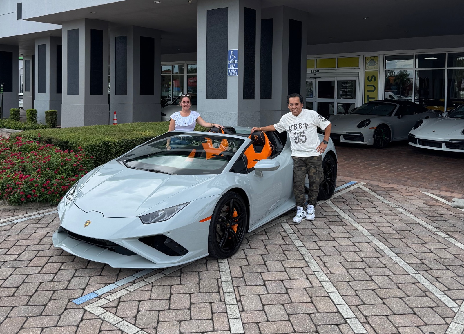 Used 2021 Lamborghini Huracan EVO EVO Spyder for sale Sold at Naples Motorsports Inc - Morgan of Naples in Naples FL 34104 1