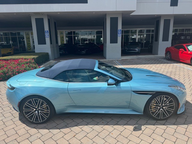 Used 2024 Aston Martin DB12 Volante for sale Sold at Naples Motorsports Inc - Morgan of Naples in Naples FL 34104 1