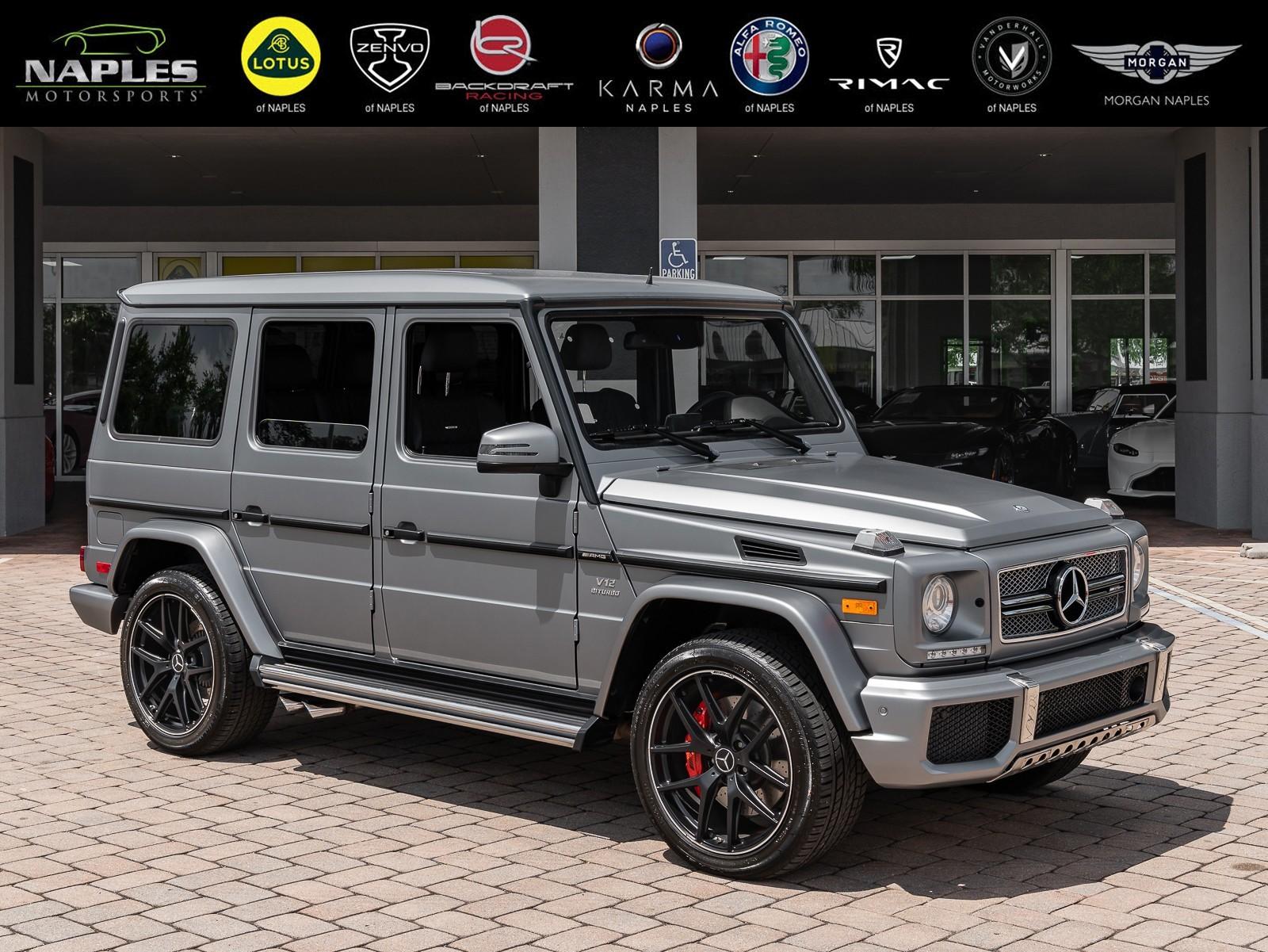 Used 2016 Mercedes-Benz G-Class AMG G 65 for sale Sold at Naples Motorsports Inc - Morgan of Naples in Naples FL 34104 1
