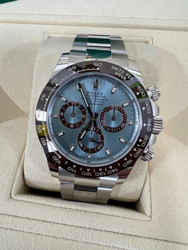 Used 2019 Rolex Rolex Daytona Platnium / Ice Blue Dial for sale Sold at Naples Motorsports Inc - Morgan of Naples in Naples FL 34104 2