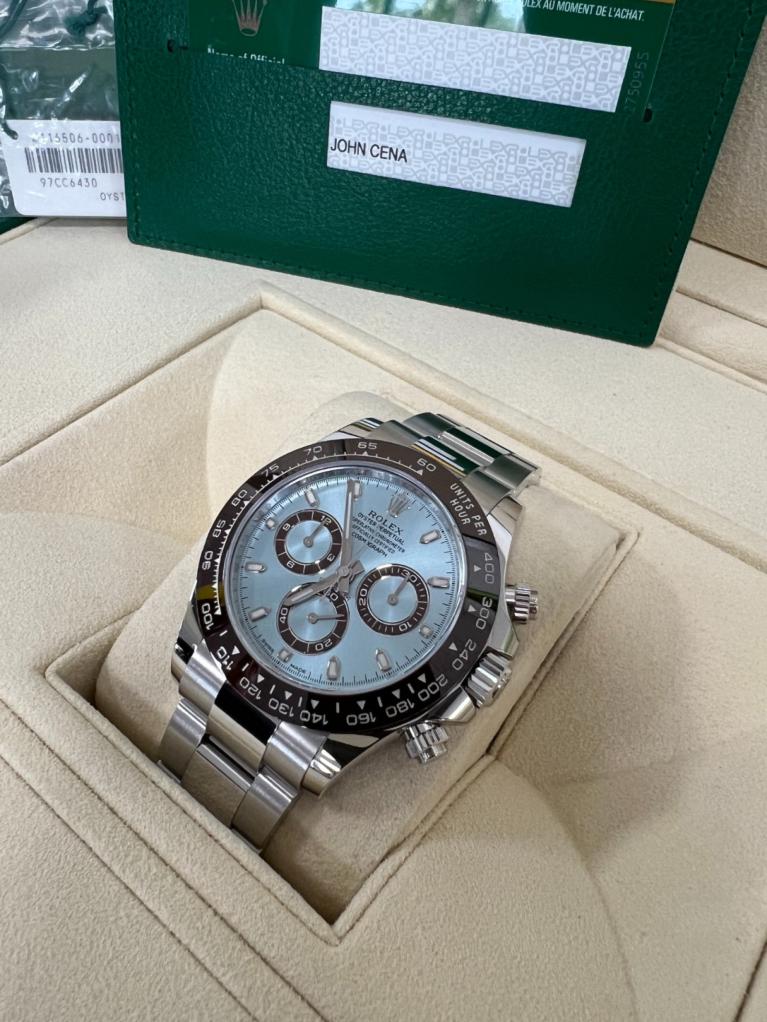 Used 2019 Rolex Rolex Daytona Platnium / Ice Blue Dial for sale Sold at Naples Motorsports Inc - Morgan of Naples in Naples FL 34104 5