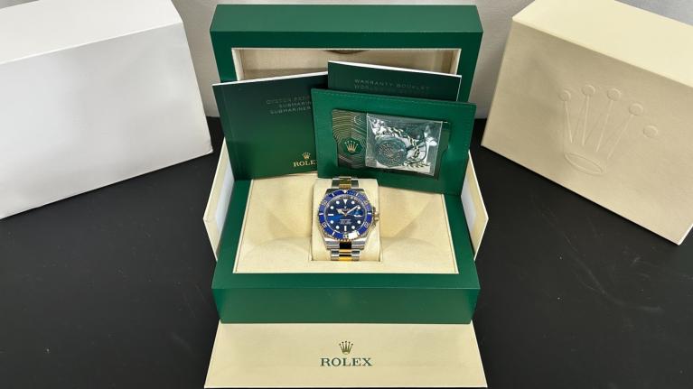 Used 2022 Rolex Submariner Bluesy Two Tone Submariner Date / Ceramic Bezel for sale Sold at Naples Motorsports Inc - Morgan of Naples in Naples FL 34104 1