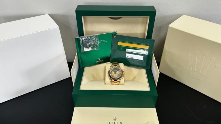 Used 2020 Rolex Rolex Daytona Yellow Gold / Tahitian Mother of Pearl Dial for sale Sold at Naples Motorsports Inc - Morgan of Naples in Naples FL 34104 1