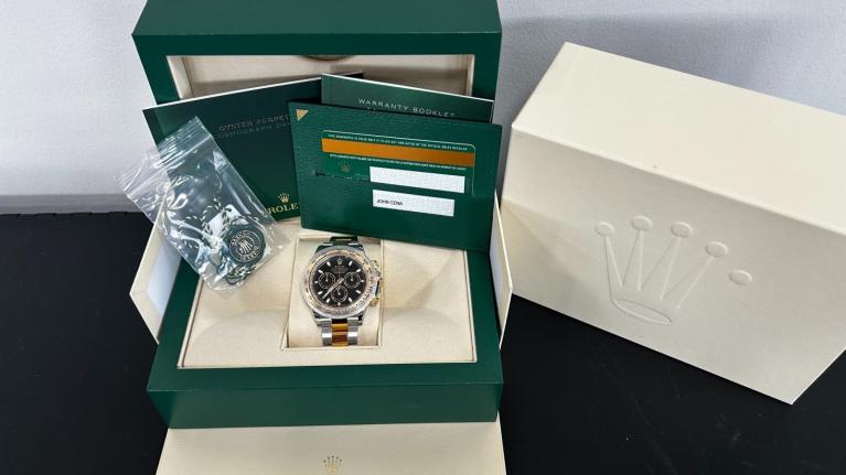 Used 2020 Rolex Daytona Two Tone / Black Dial for sale Sold at Naples Motorsports Inc - Morgan of Naples in Naples FL 34104 1