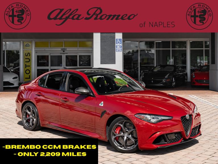 Used 2020 Alfa Romeo Giulia Quadrifoglio for sale Sold at Naples Motorsports Inc - Morgan of Naples in Naples FL 34104 1