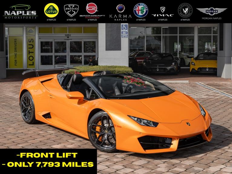 Used 2017 Lamborghini Huracan LP 580-2 Spyder for sale Sold at Naples Motorsports Inc - Morgan of Naples in Naples FL 34104 2