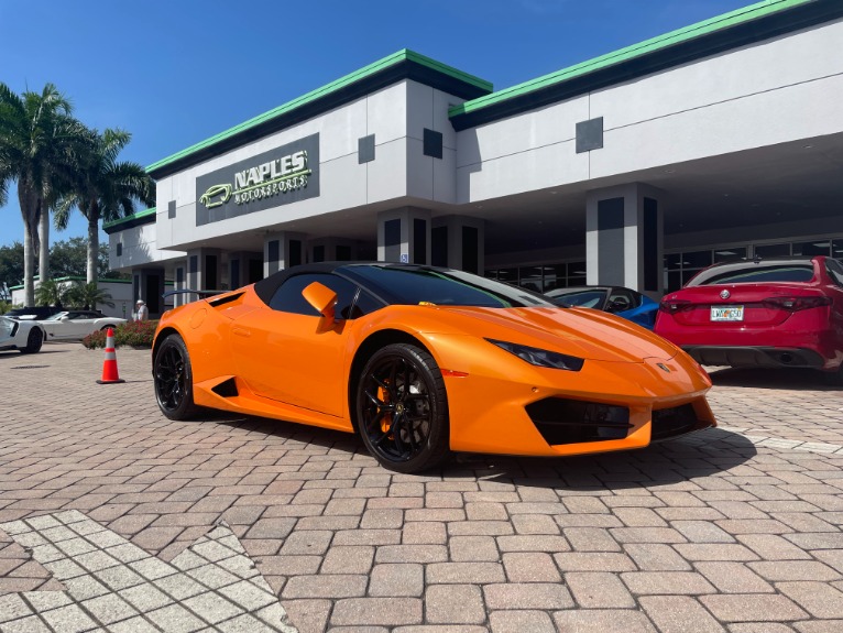 Used 2017 Lamborghini Huracan LP 580-2 Spyder for sale Sold at Naples Motorsports Inc - Morgan of Naples in Naples FL 34104 1