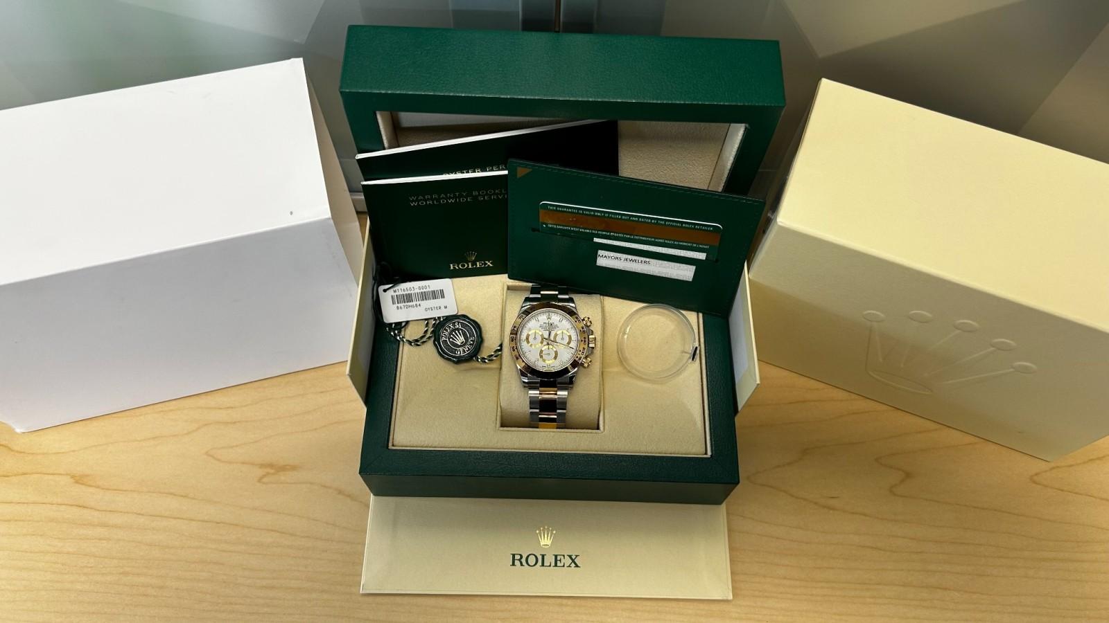 Used 2020 Rolex Daytona Two Tone White Dial for sale Sold at Naples Motorsports Inc - Morgan of Naples in Naples FL 34104 1