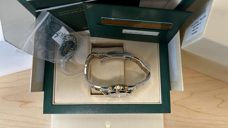 Used 2020 Rolex Daytona Two Tone White Mother of Pearl Diamond Dial for sale Sold at Naples Motorsports Inc - Morgan of Naples in Naples FL 34104 3