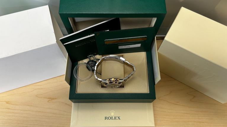 Used 2020 Rolex Daytona Two Tone Black Mother of Pearl Diamond Dial for sale Sold at Naples Motorsports Inc - Morgan of Naples in Naples FL 34104 3