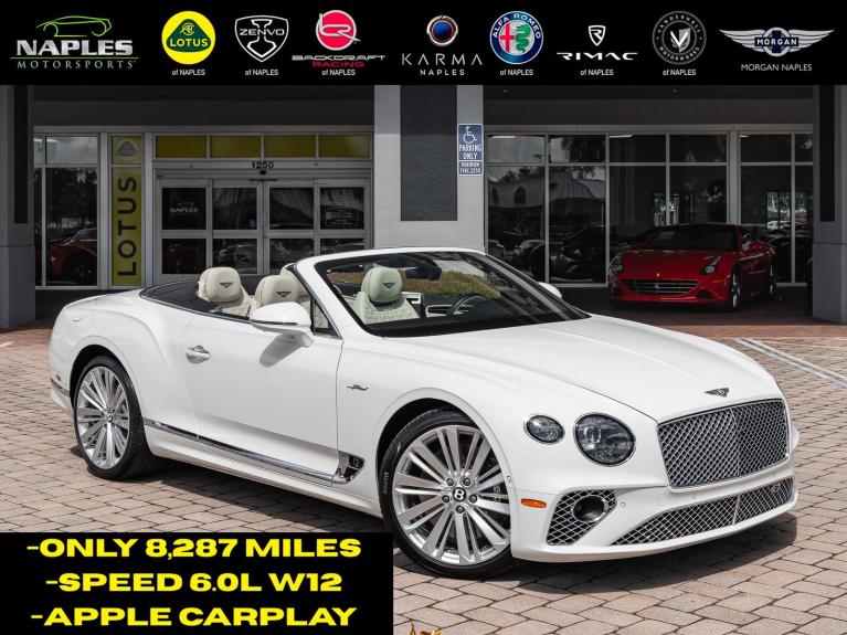 Used 2022 Bentley Continental GTC Speed for sale Sold at Naples Motorsports Inc - Morgan of Naples in Naples FL 34104 2