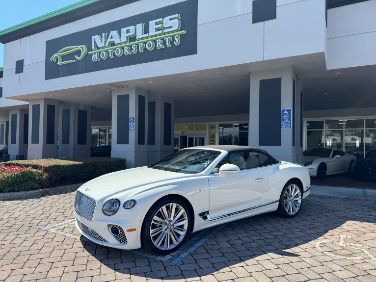Used 2022 Bentley Continental GTC Speed for sale Sold at Naples Motorsports Inc - Morgan of Naples in Naples FL 34104 1