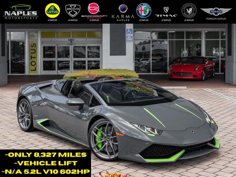 Used 2016 Lamborghini Huracan LP 610-4 Spyder for sale Sold at Naples Motorsports Inc - Morgan of Naples in Naples FL 34104 2