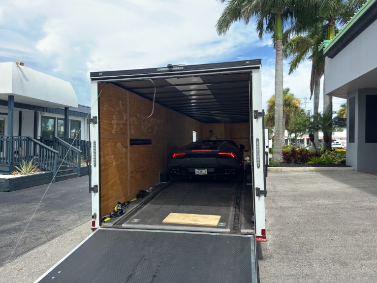 Used 2016 Lamborghini Huracan LP 610-4 Spyder for sale Sold at Naples Motorsports Inc - Morgan of Naples in Naples FL 34104 1