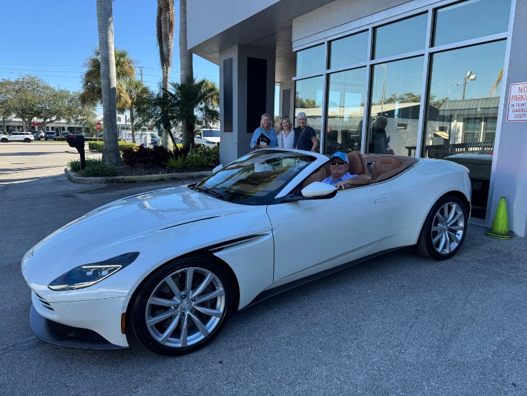 Used 2019 Aston Martin DB11 Volante for sale Sold at Naples Motorsports Inc - Morgan of Naples in Naples FL 34104 1