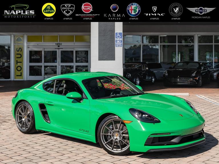 Used 2023 Porsche 718 Cayman GTS 4.0 for sale Sold at Naples Motorsports Inc - Morgan of Naples in Naples FL 34104 1